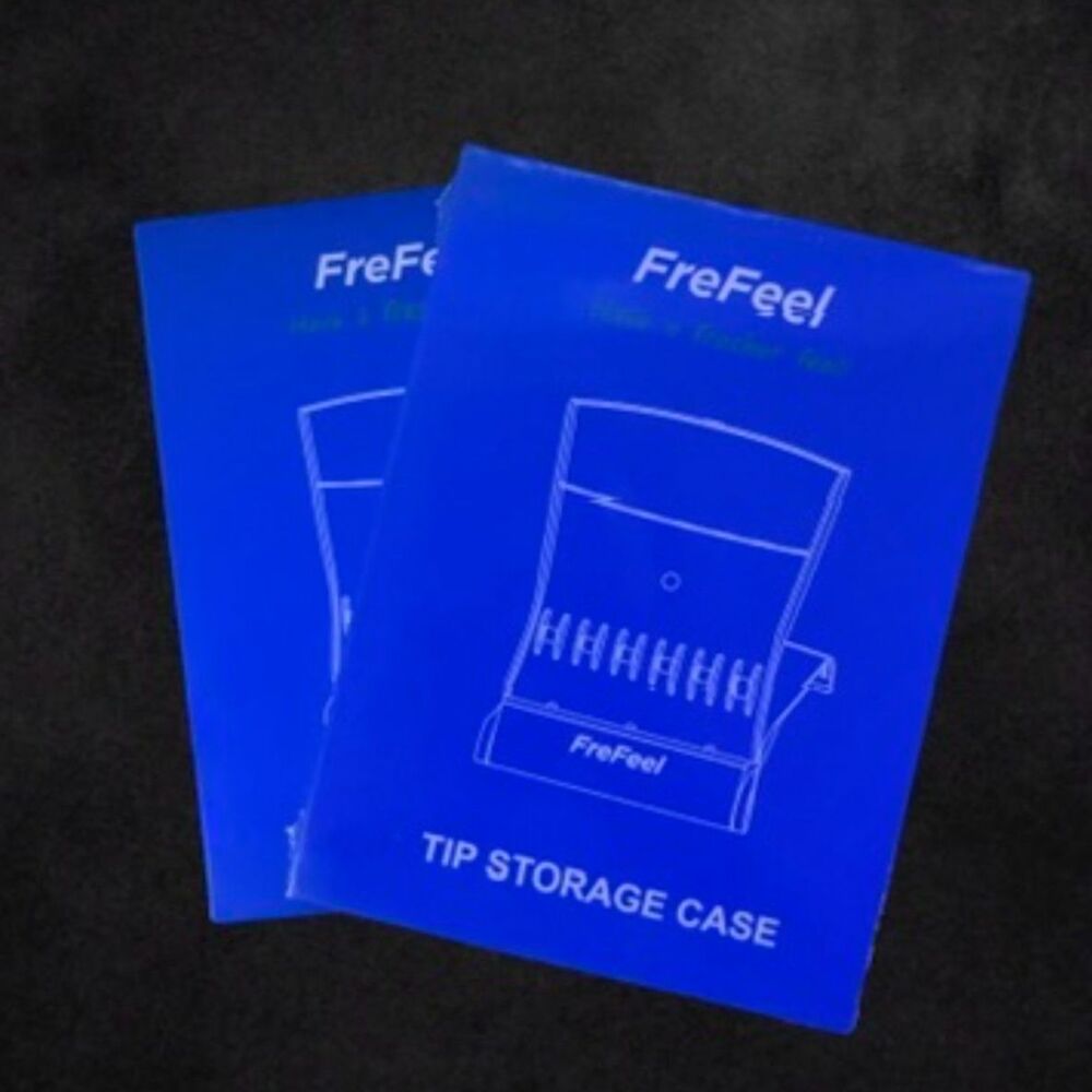 2x FreFeel Waterpik Tip Storage Case Holder Organizer